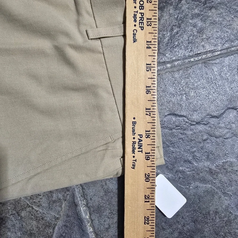 new Bobby Jones Players pants Mens 40x37 Khaki Cotton Tencel Blend Flat Front